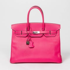 Hermes Birkin 35 in Rose Tyrien Epsom Leather