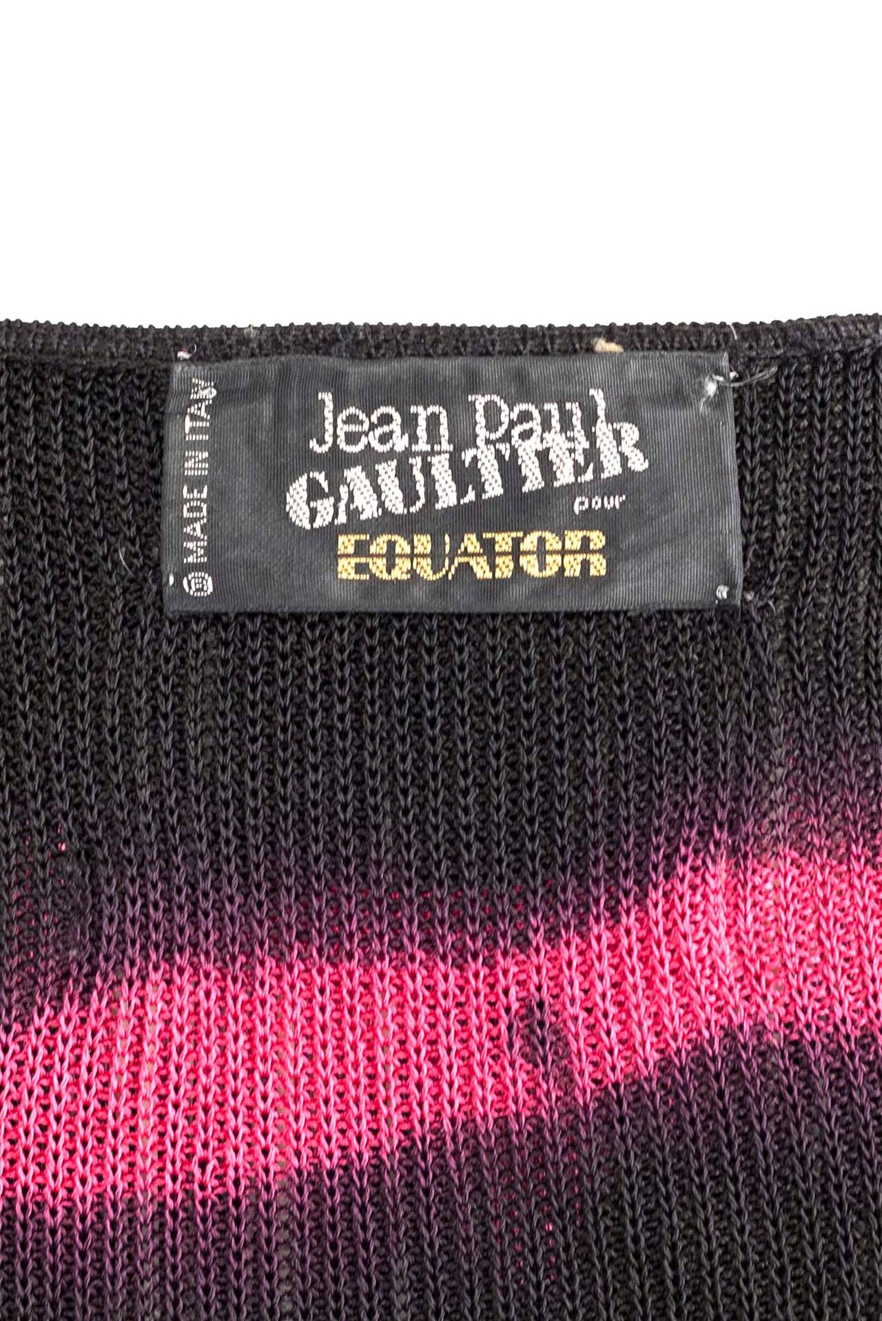 Jean Paul Gaultier vintage tye dye fringed top 2