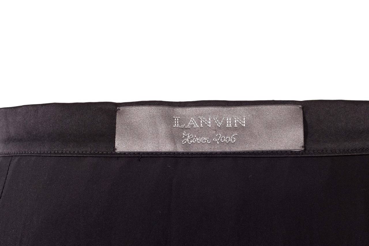 Lanvin black tired skirt from winter 2006 2