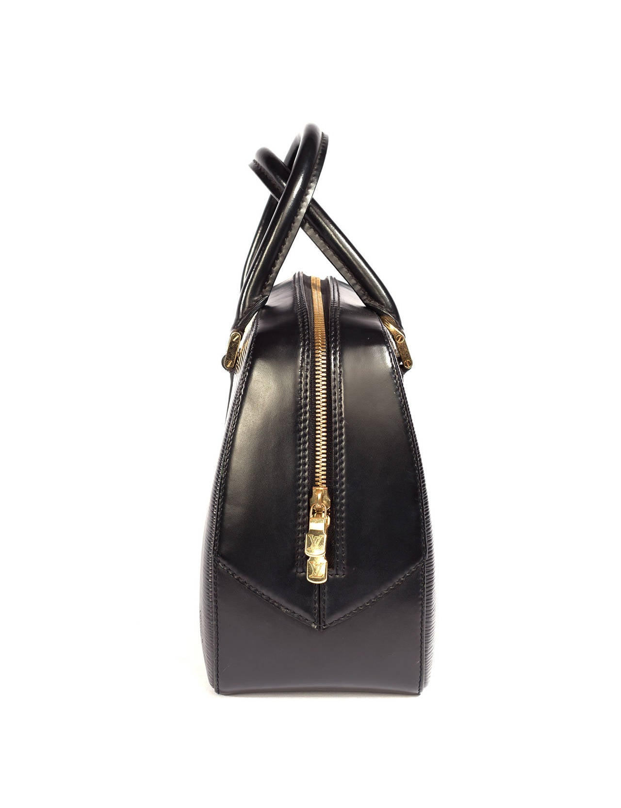 Louis Vuitton Epi Black Speedy shape bag 1