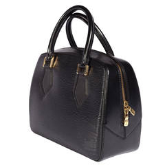 Vintage Louis Vuitton Epi Black Speedy shape bag
