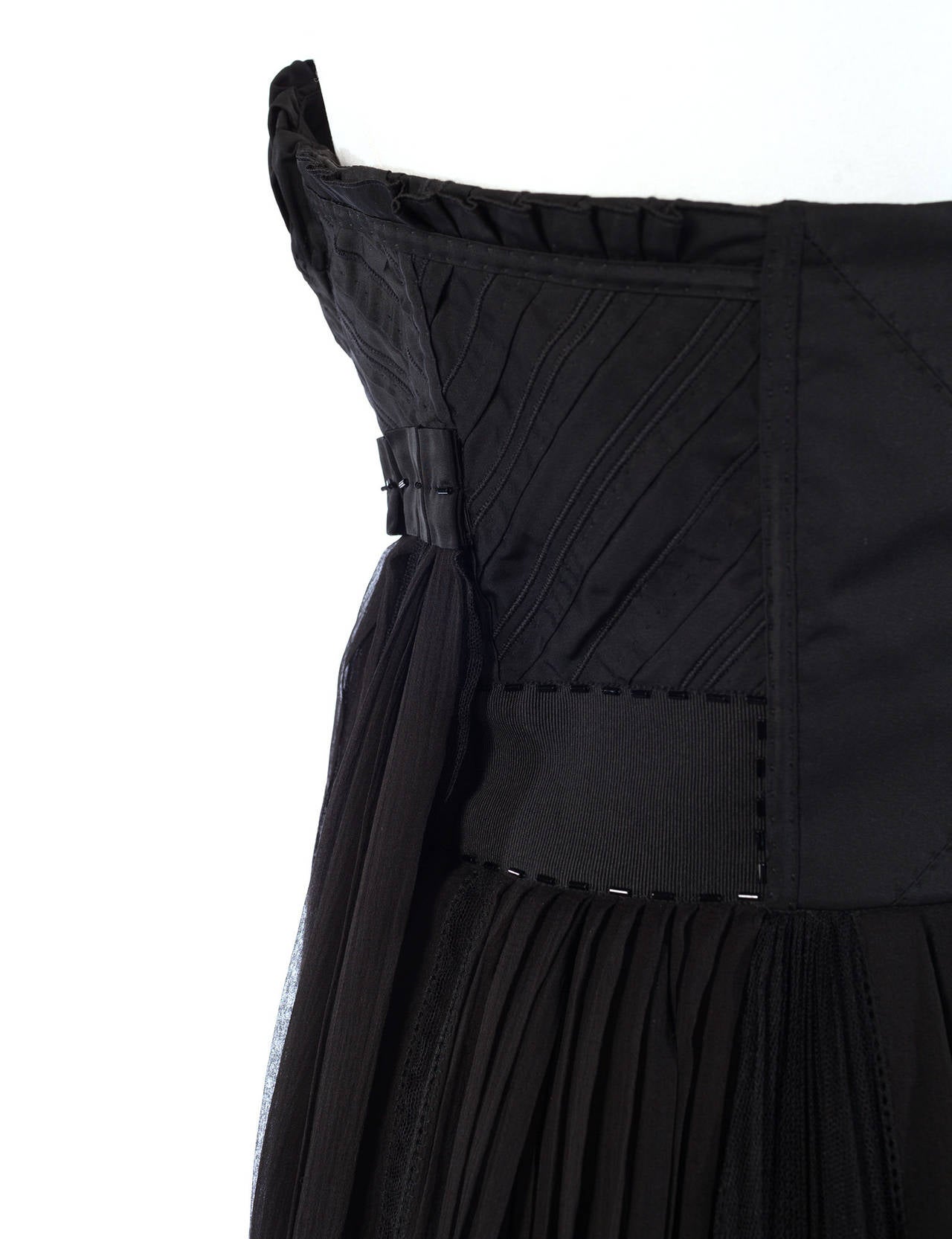 Louis Vuitton by Marc Jacobs Black Bustier dress, Sz. S 1