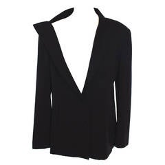 Iconic Yohji Yamamoto vintage 90's Asymmetrical Blazer, Sz. M