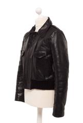 Balenciaga by Nicolas Ghesquiere Leather Bomber jacket, Sz. M
