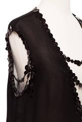 90s Jean Paul Gaulthier Beaded Silk Dress, Sz. S