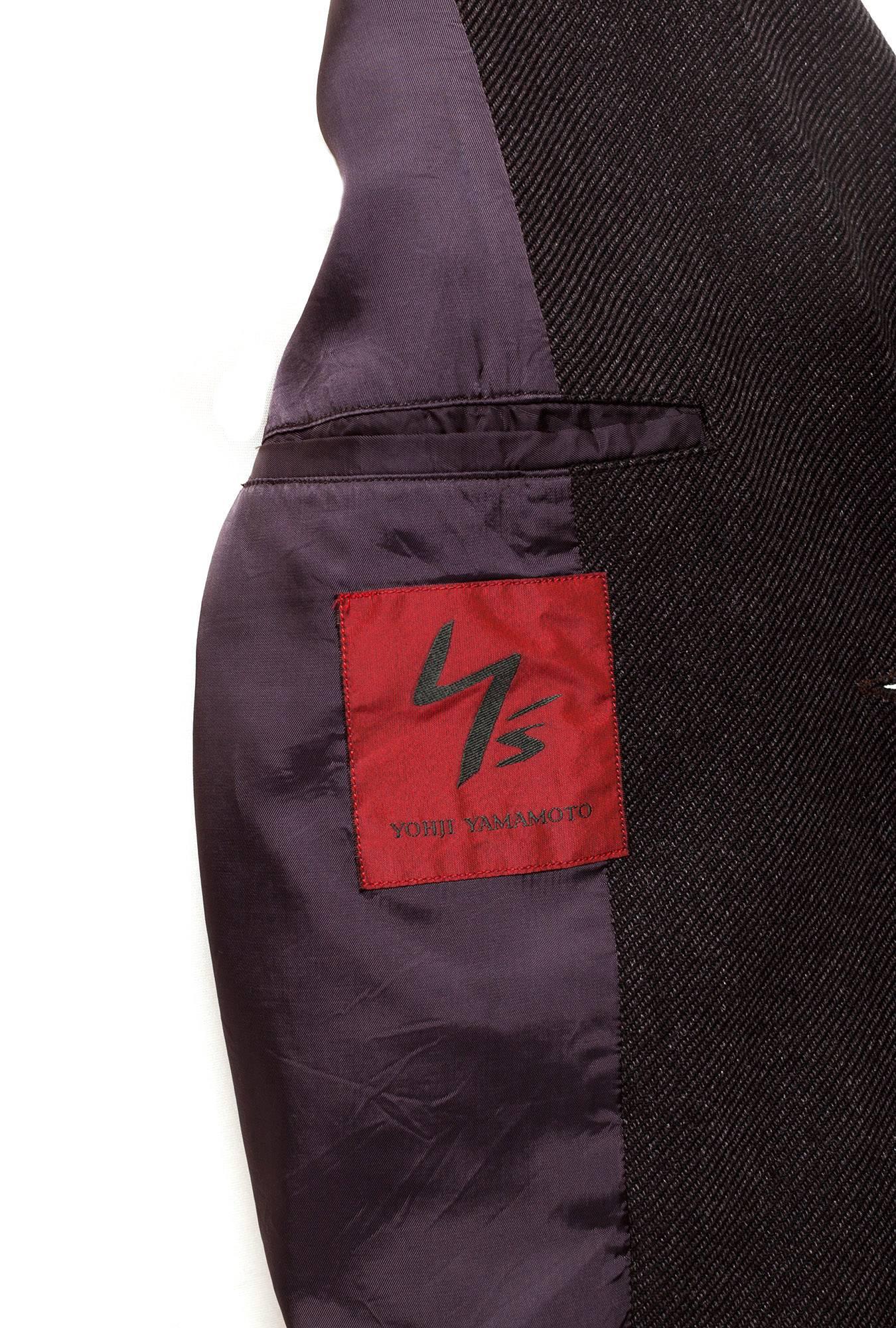 Yohji Yamamoto Y's Vintage Patchwork blazer, Sz. M For Sale 3
