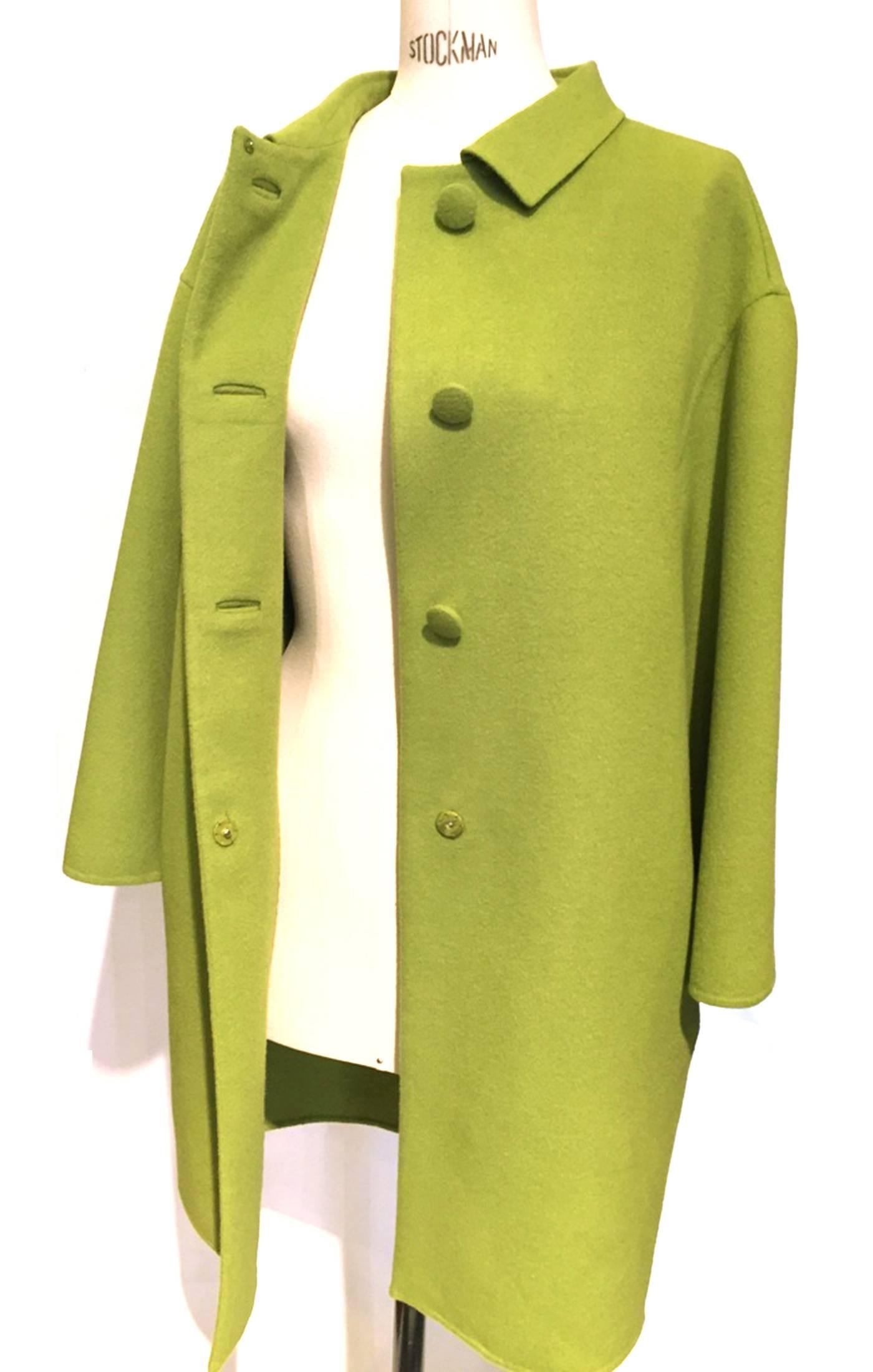 yellow prada coat