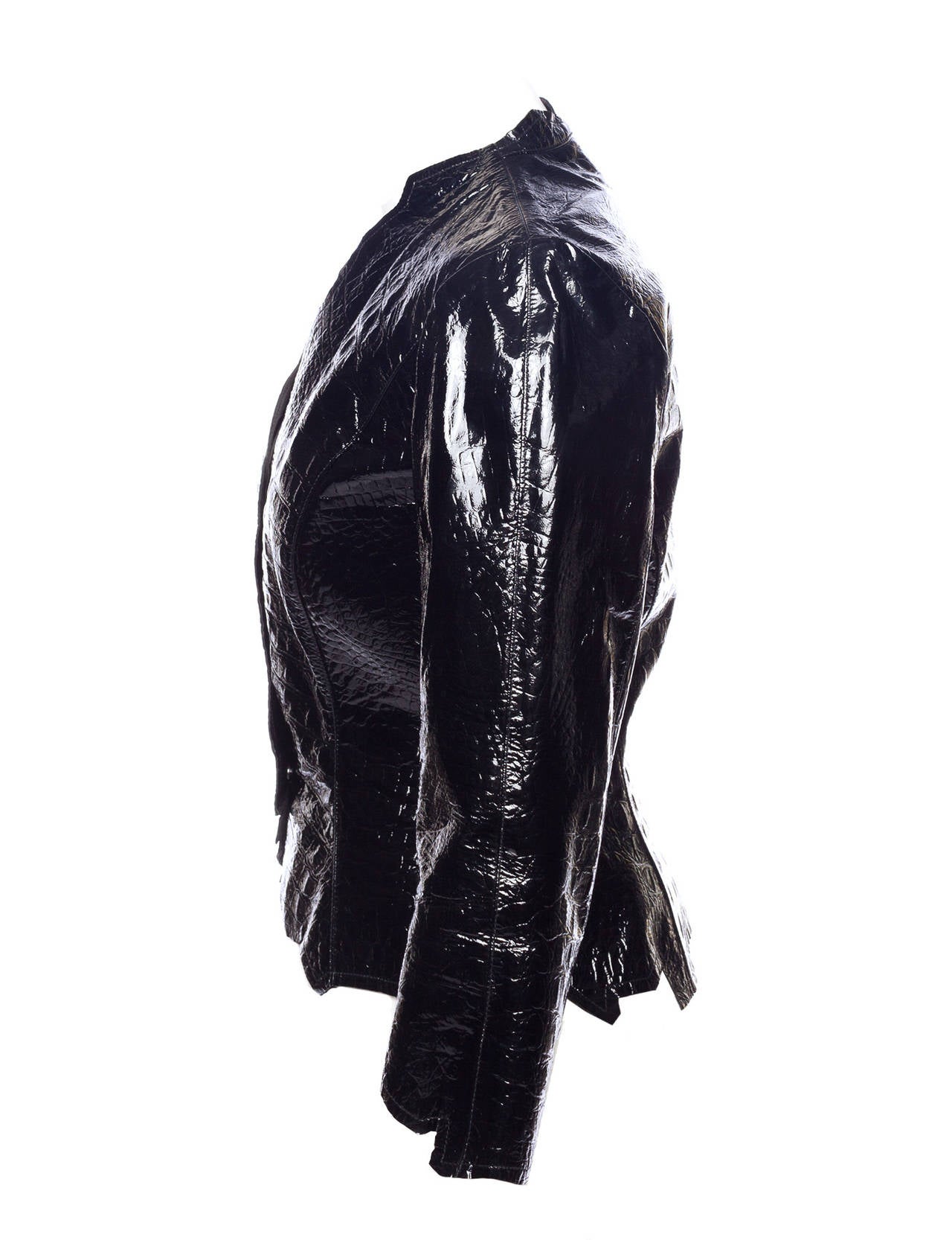 thierry mugler leather jacket