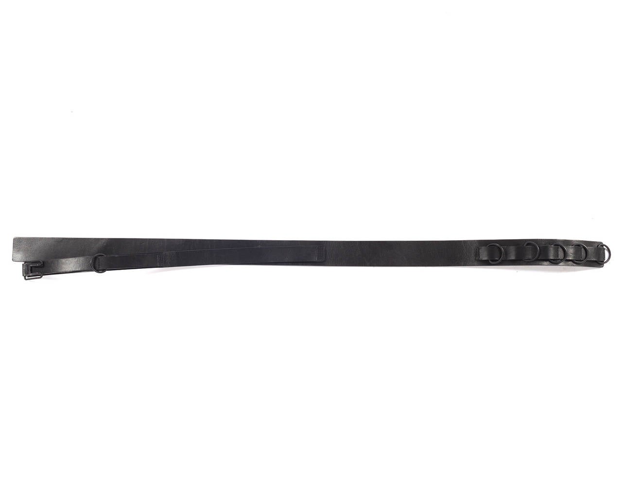 Dior by Hedi Slimane Rock and Roll leather belt, Sz. 65 In Excellent Condition For Sale In Berlin, DE