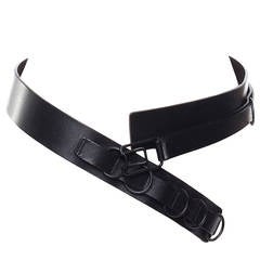 Dior by Hedi Slimane Rock and Roll leather belt, Sz. 65