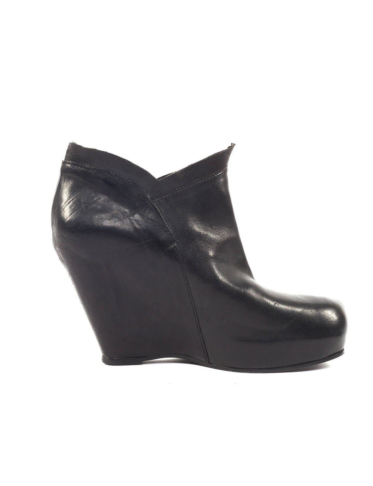 Women's Rick Owens Angular Plateaux With Tulip Shaped Details