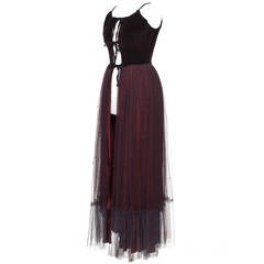 Martin Margiela Vintage SS91 Semi Recycled Ball Gown, Sz. M