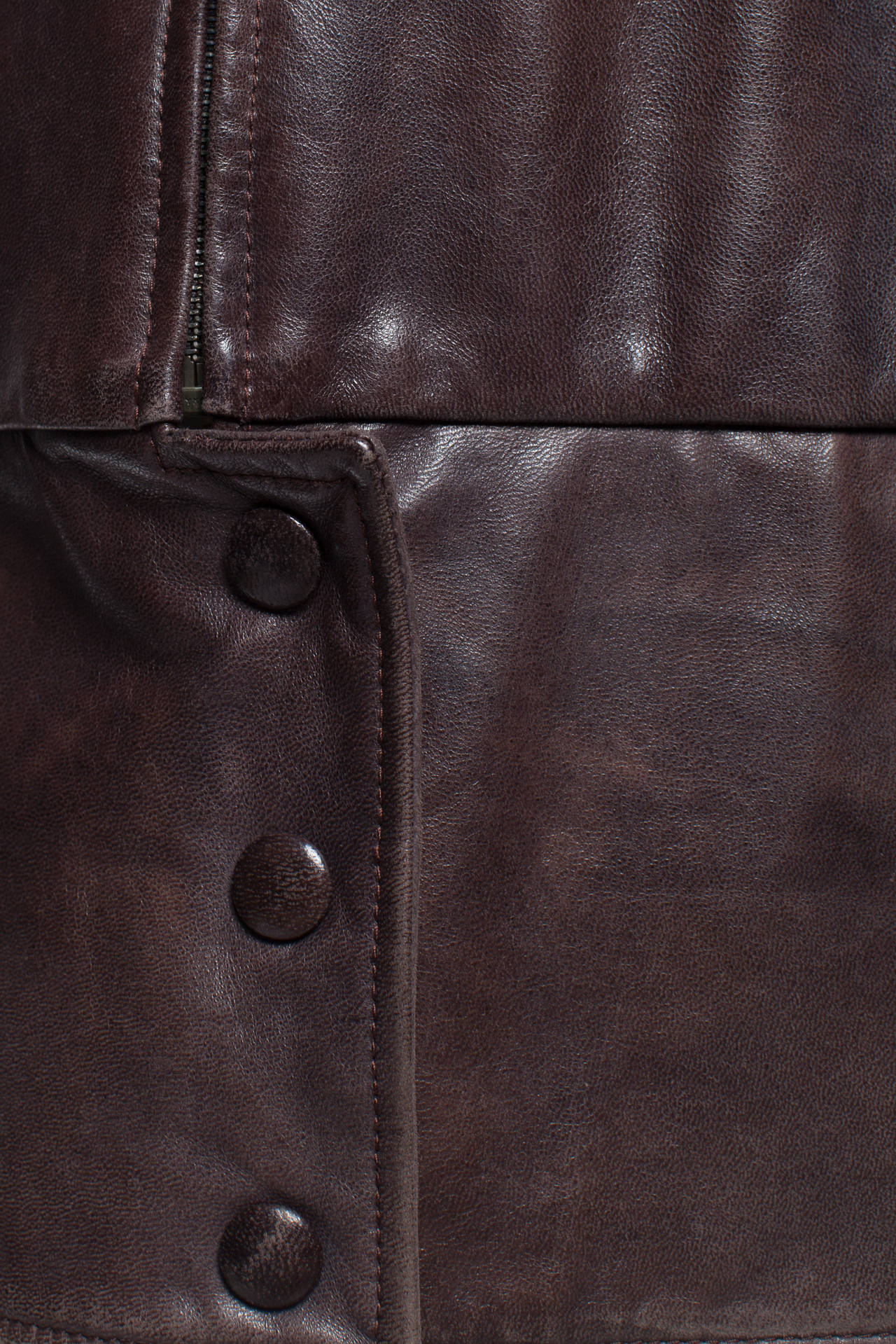 Martin Margiela Vintage Blouson Leather Jacket FW'04, Sz. S For Sale 1