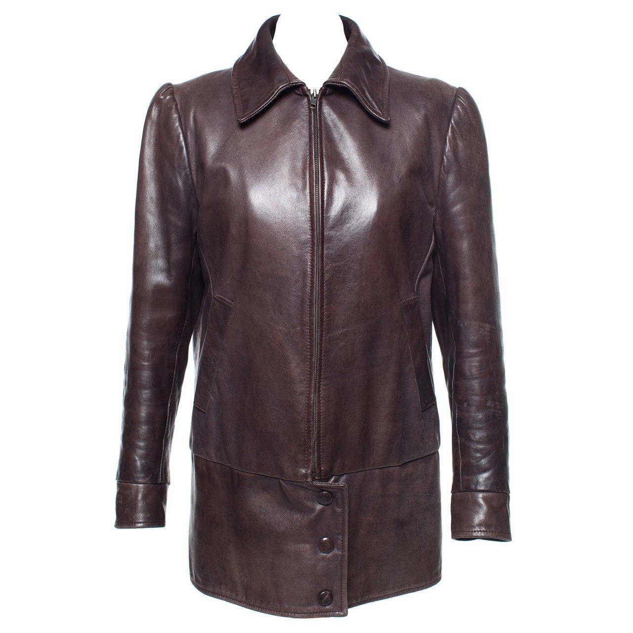 Margiela Leather Jacket - 7 For Sale on 1stDibs | maison margiela ...