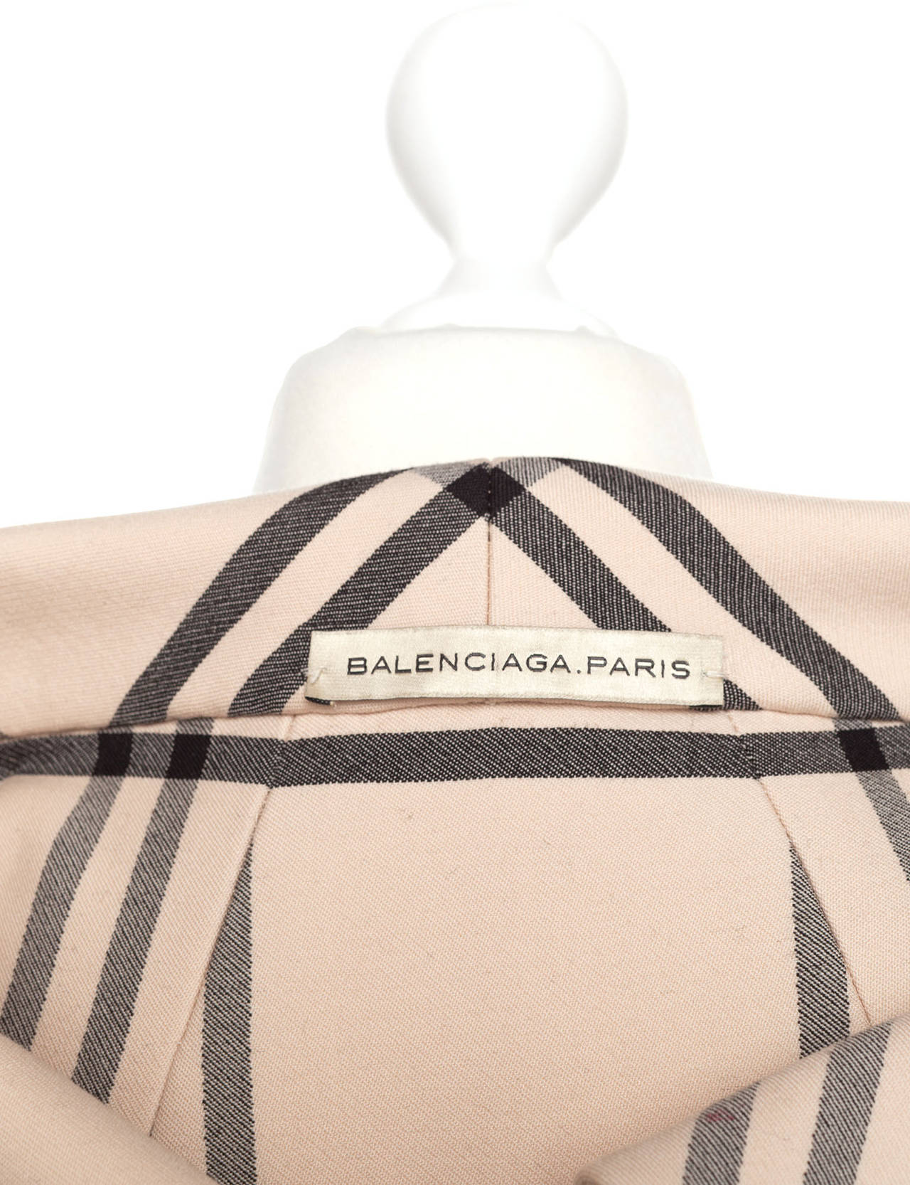 Balenciaga by Nicolas Ghesquiere striped couture evening jacket, Sz. S 4