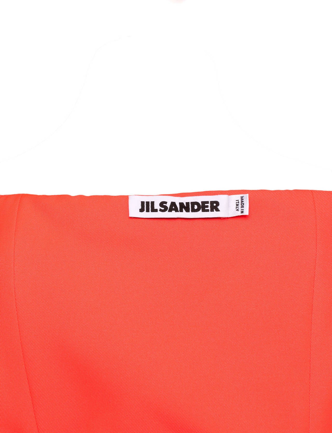 Jil Sander by Raf Simons *Trilogy Of Couture* 2009 Neon Robe, Sz. M/L 3