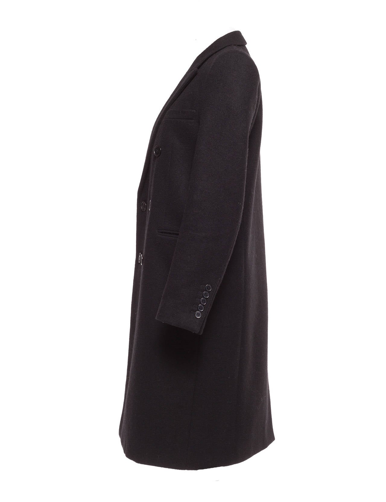 Saint Laurent by Hedi Slimane Wool tuxedo coat, Sz. XS In Excellent Condition In Berlin, DE