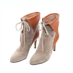 Chloe by Hannah Gibbon Catlyn Suede and leather booties fall 2009, Sz. 8