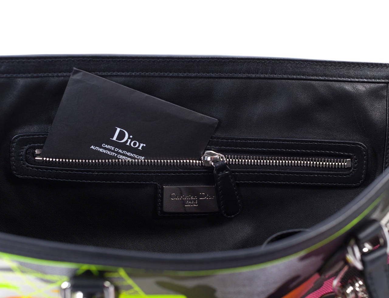 Dior X Anselm Rhyle Neon Camouflage large tote bag from SS 2012 3
