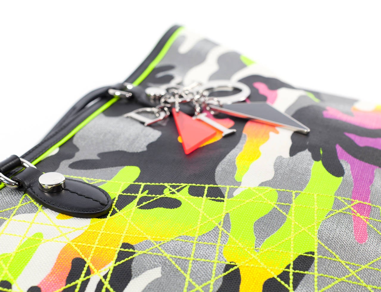 Dior X Anselm Rhyle Neon Camouflage large tote bag from SS 2012 2