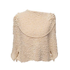 Vintage Chloe by Stella McCartney Beaded Pearl top, Sz. 8