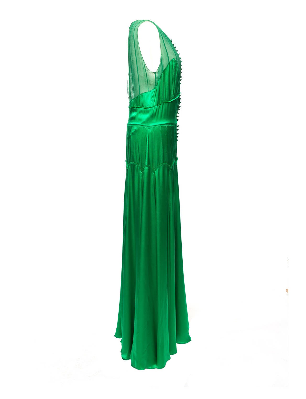 green chloe dress