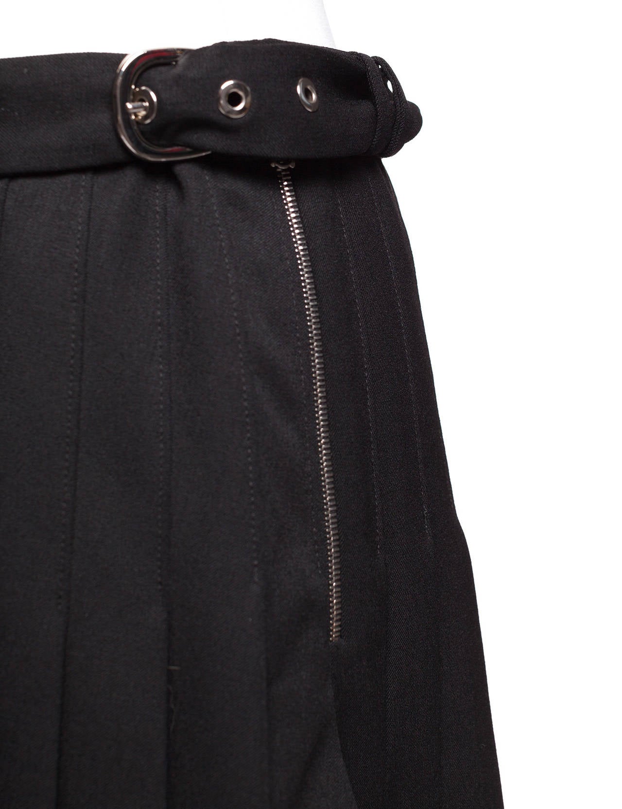 Balenciaga by Nicolas Ghesquire pleated cargo mini skirt. 1