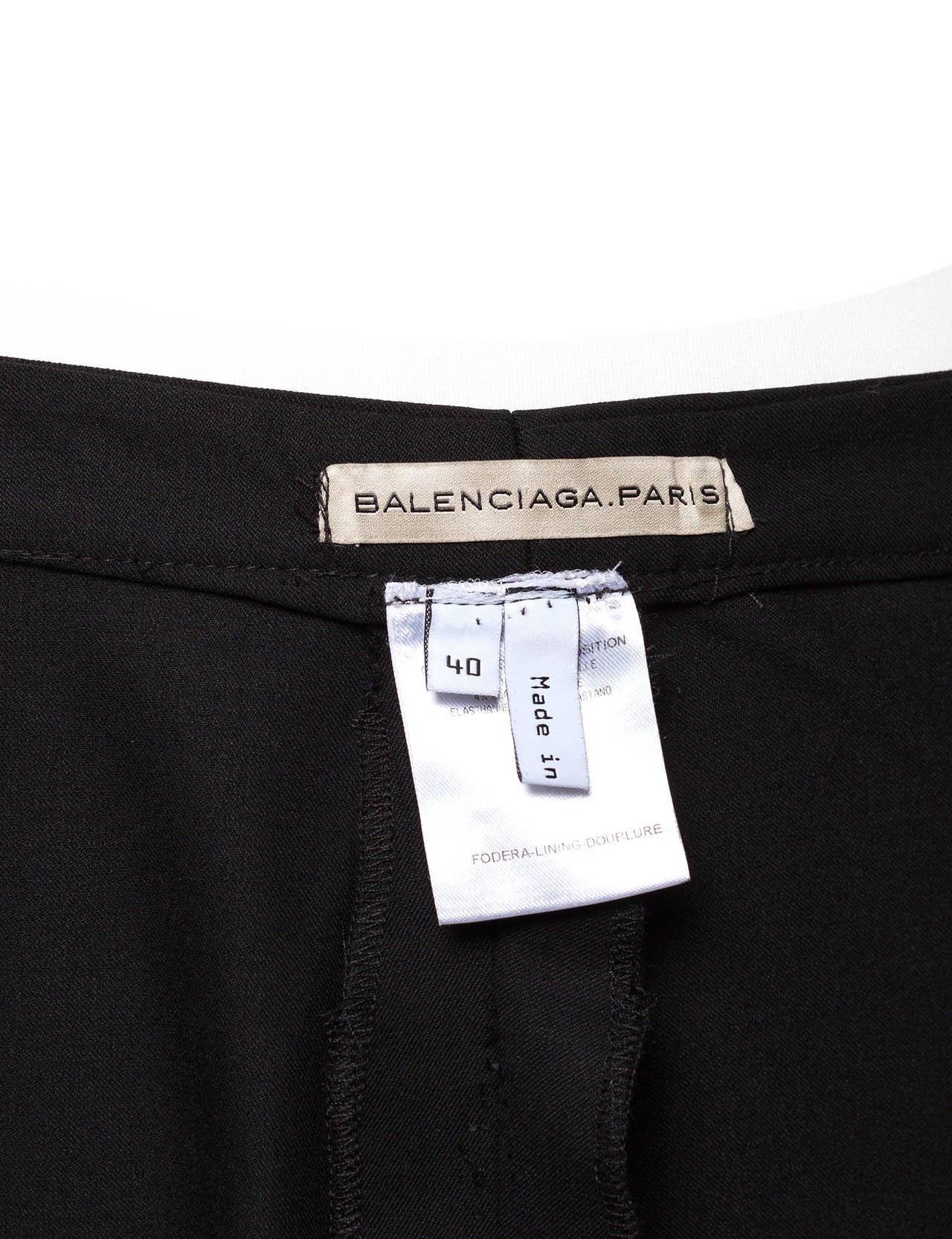Balenciaga by Nicolas Ghesquire pleated cargo mini skirt. 2