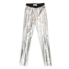 Hussein Chalayan Holographic leggings with a prism effect, Sz. 8
