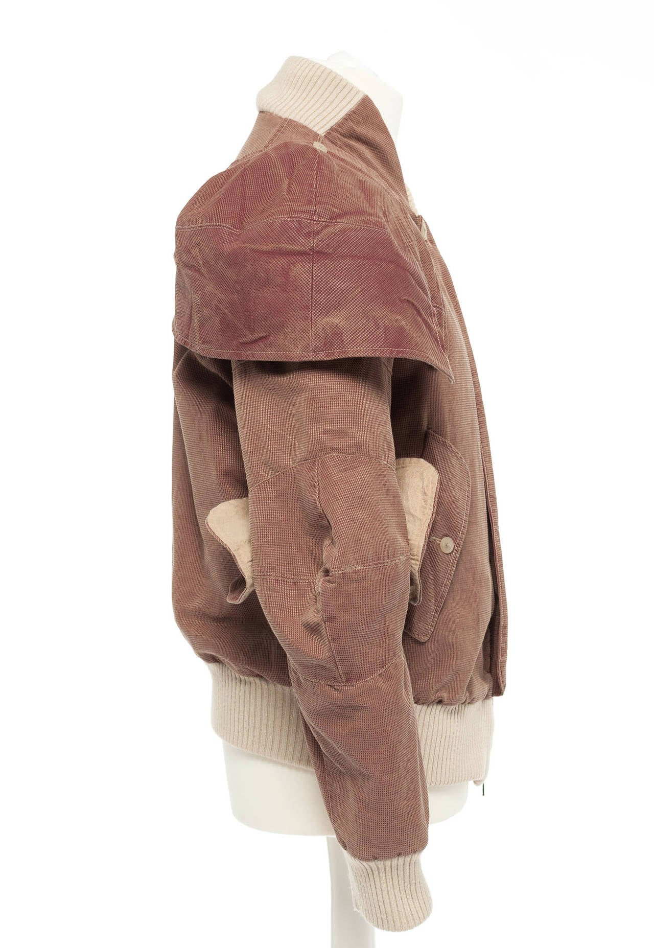 Brown Vintage Vivienne Westwood armor Jacket Fall 2003-04, Sz M