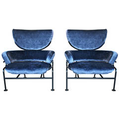 Armchairs “Tre pezzi PL19” by Franco Albini and Franca Helg