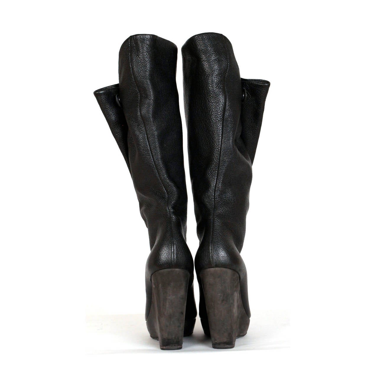 Women's Balenciaga by Nicolas Ghesquiere Plateau black boots