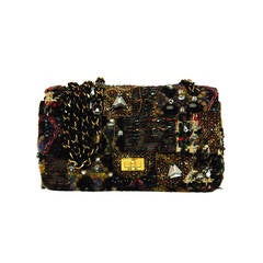 CHANEL Paris/Byzance Limited Edition Lesage Tweed Jewel Encrusted Flap Bag