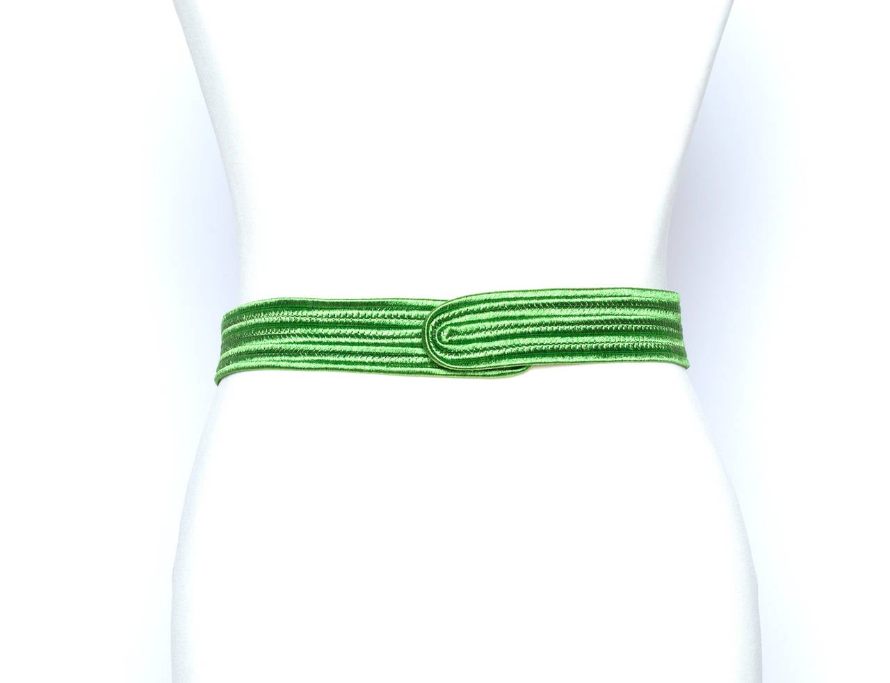 Women's 70's Saint Laurent Chinoiserie Multicolored passementrie belt