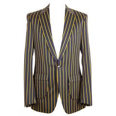 Louis Vuitton by Paul Helbers menswear striped blazer from Winter 07/08