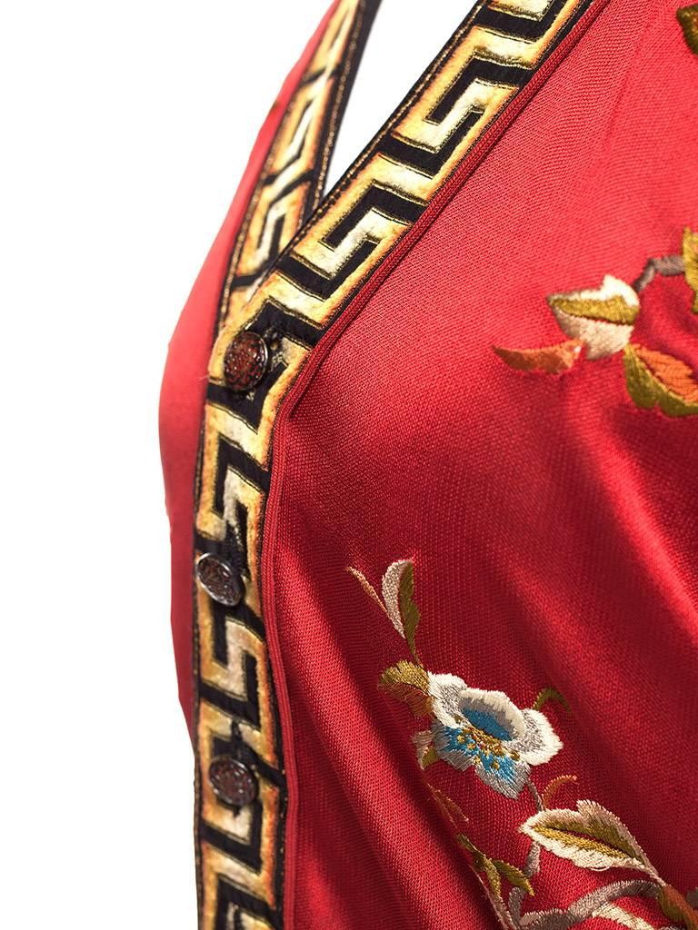 Jean Paul Gaultier Cardigan with embroidered flowers, Sz. M 2