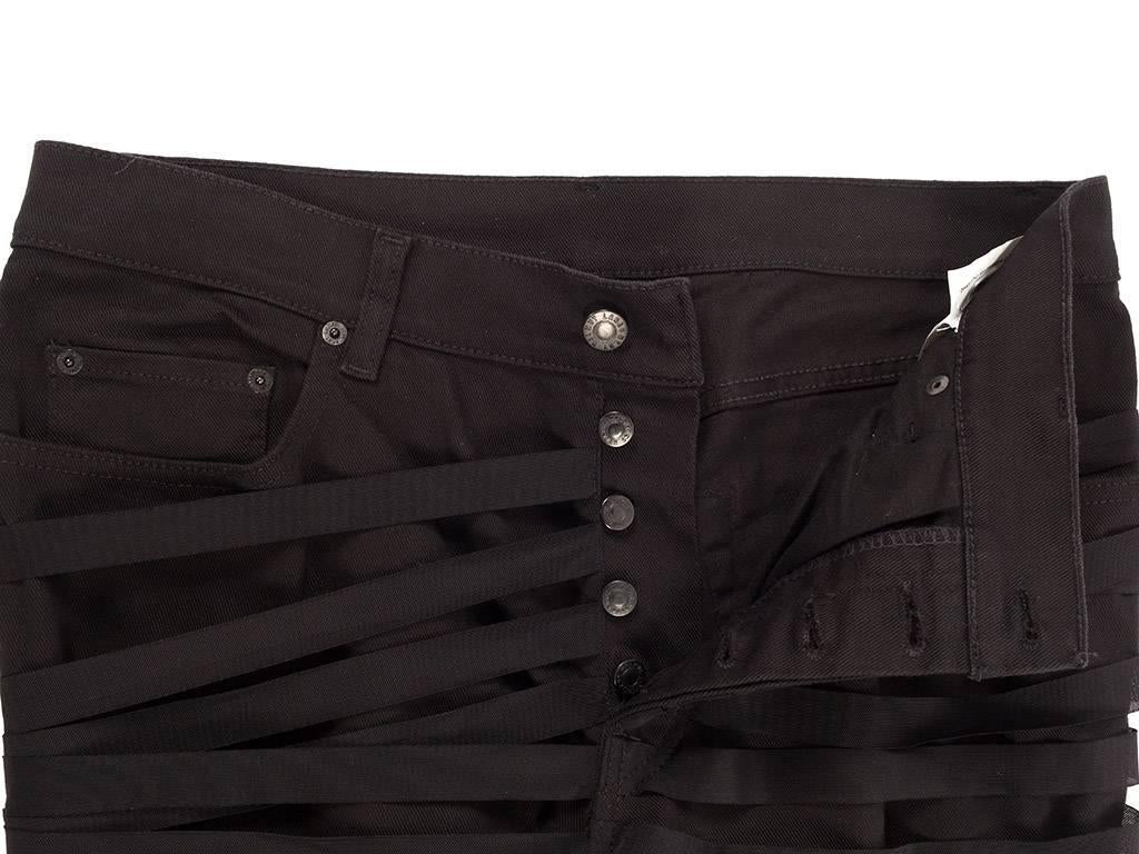 *Rare* Helmut Lang '04 elastic denim bondage jeans , Sz M In Excellent Condition In Berlin, DE