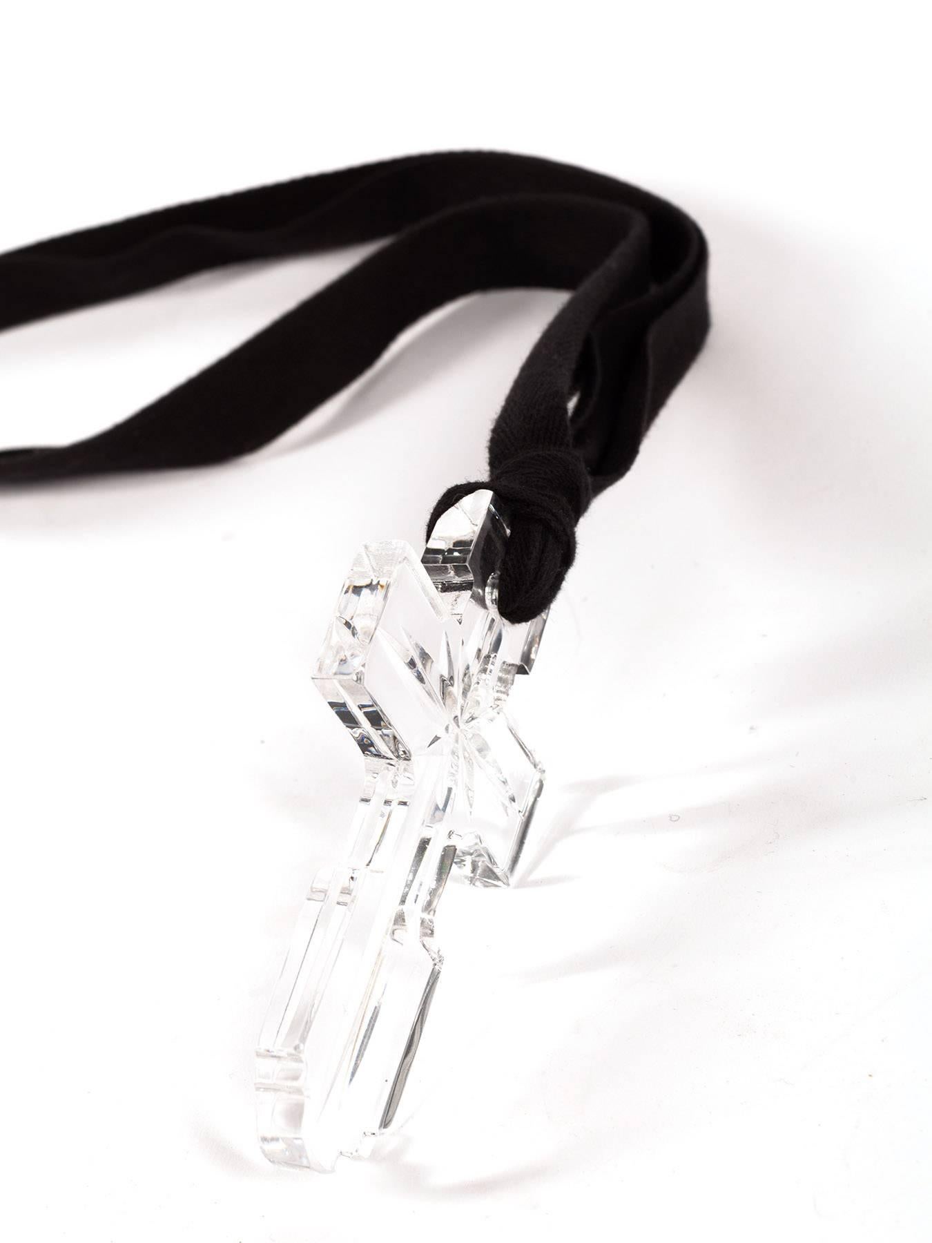 Women's J.W. Anderson cross made from Waterford Crystal 08 Collection