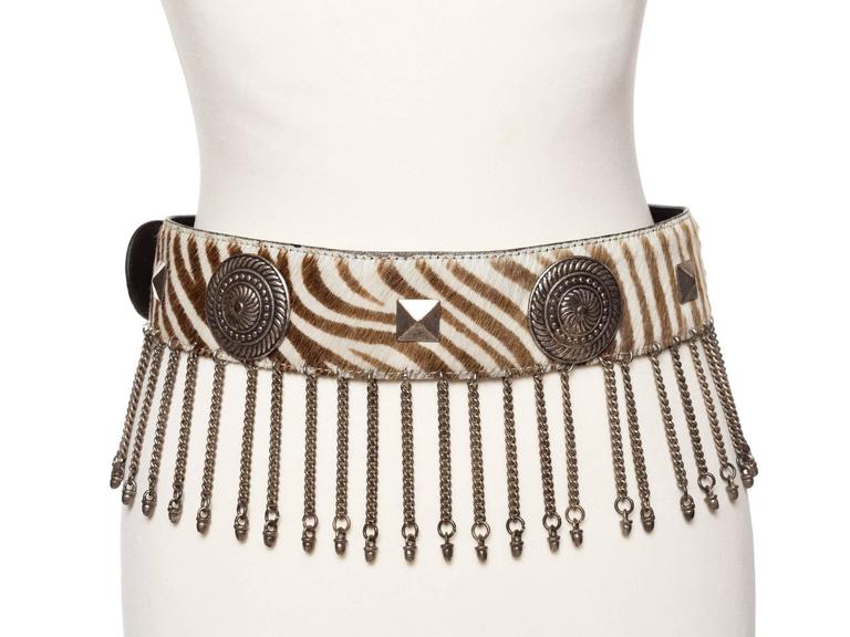 Rifat Ozbel vintage belt Rifat Ozbek 1992 F/W Black Rayon Crepe Tails Belt  main image 4