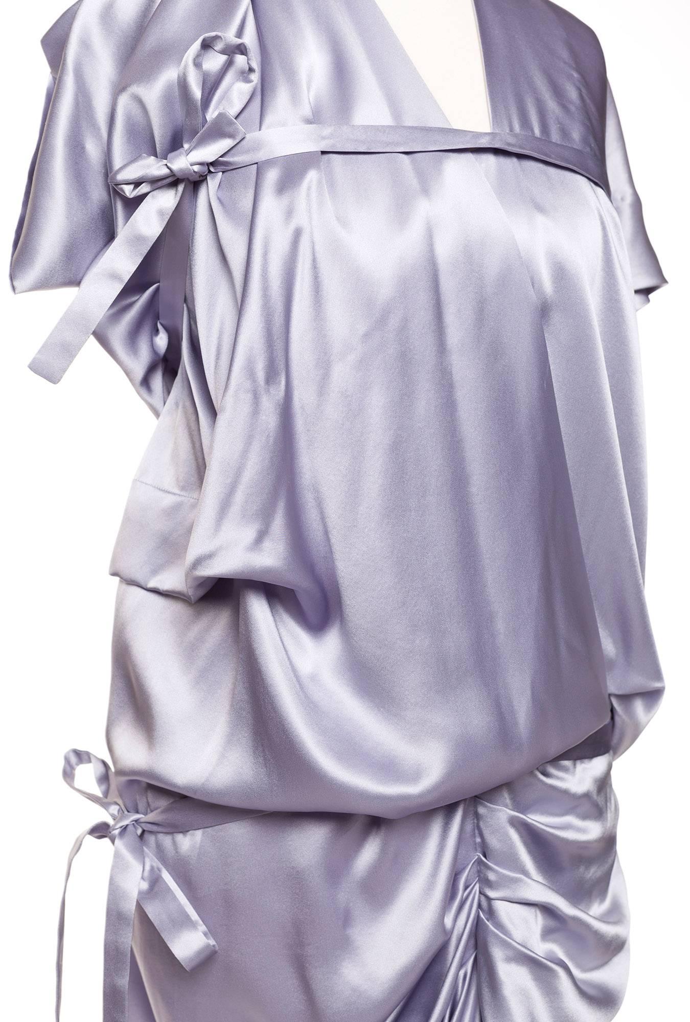 Vivienne Westwood Gold Label lilac silk gown, Sz 10 2