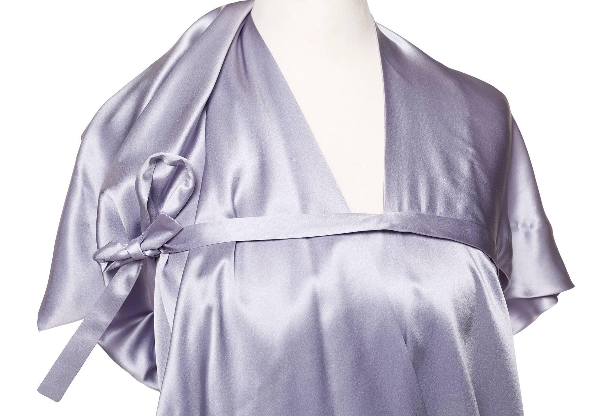 Vivienne Westwood Gold Label lilac silk gown, Sz 10 5