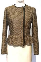 Yves Saint Laurent by Stefano Pilati Boucle and Lurex Short Blazer, Sz. XS
