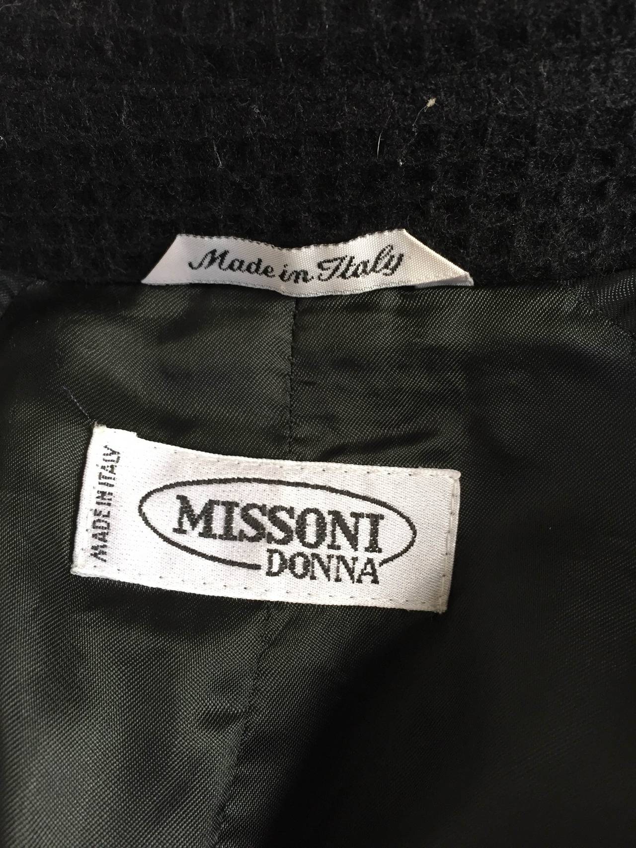 Missoni Donna 90s wool coat size 8. 4