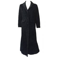 Bonwit Teller 60s pile fabric long coat. 6