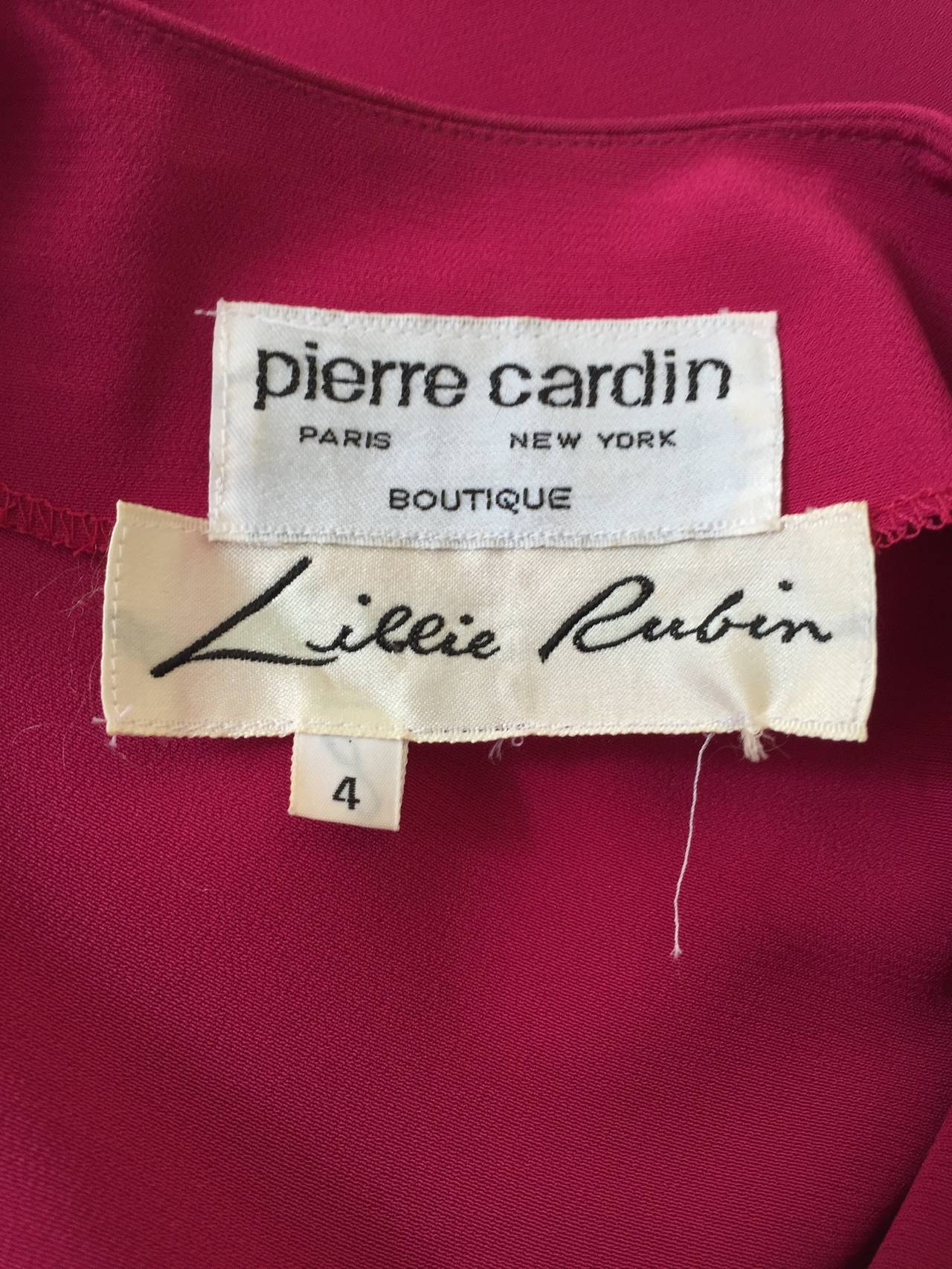 Pierre Cardin Wrap Dress With Pockets, 1980s   4