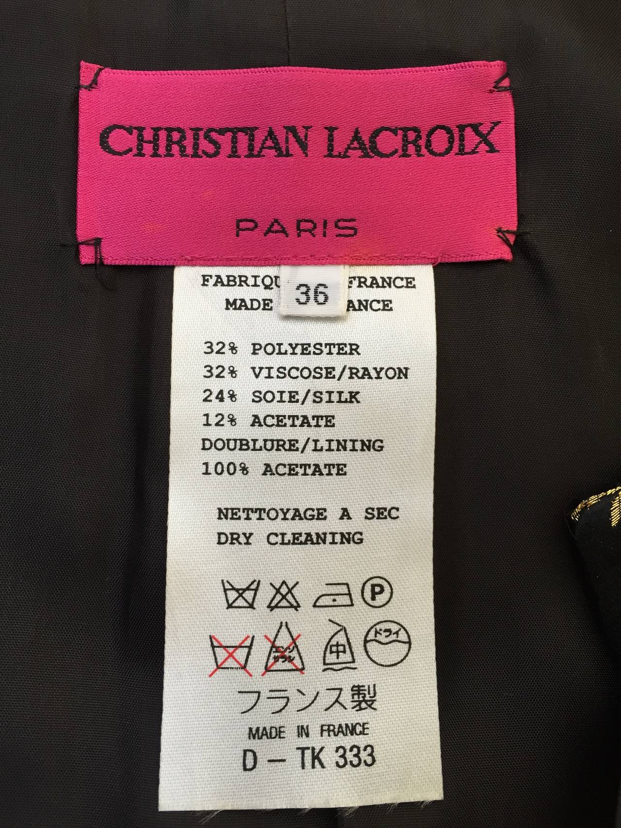 Christian Lacroix 80s evening jacket size 6. 5