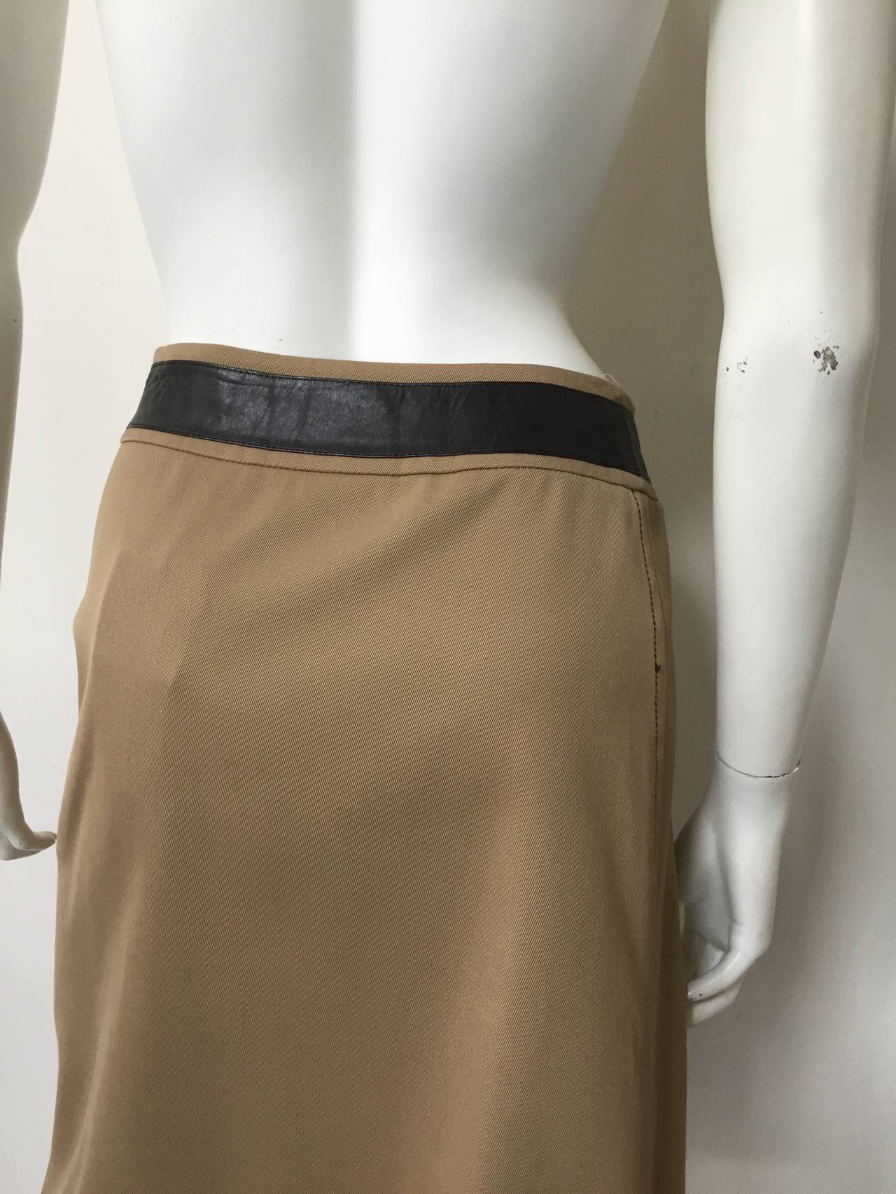 Celine 70s wrap skirt size 6. In Good Condition In Atlanta, GA