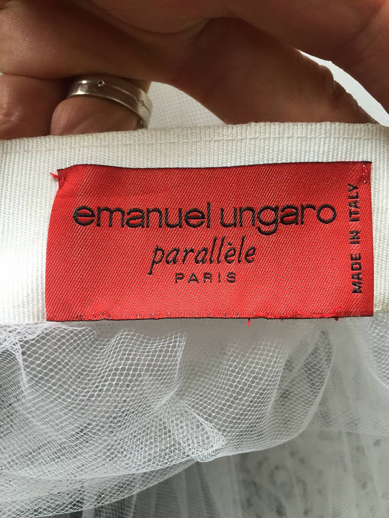 Emanuel Ungaro Parallele Paris 80s Petticoat Size 4. For Sale at 1stdibs