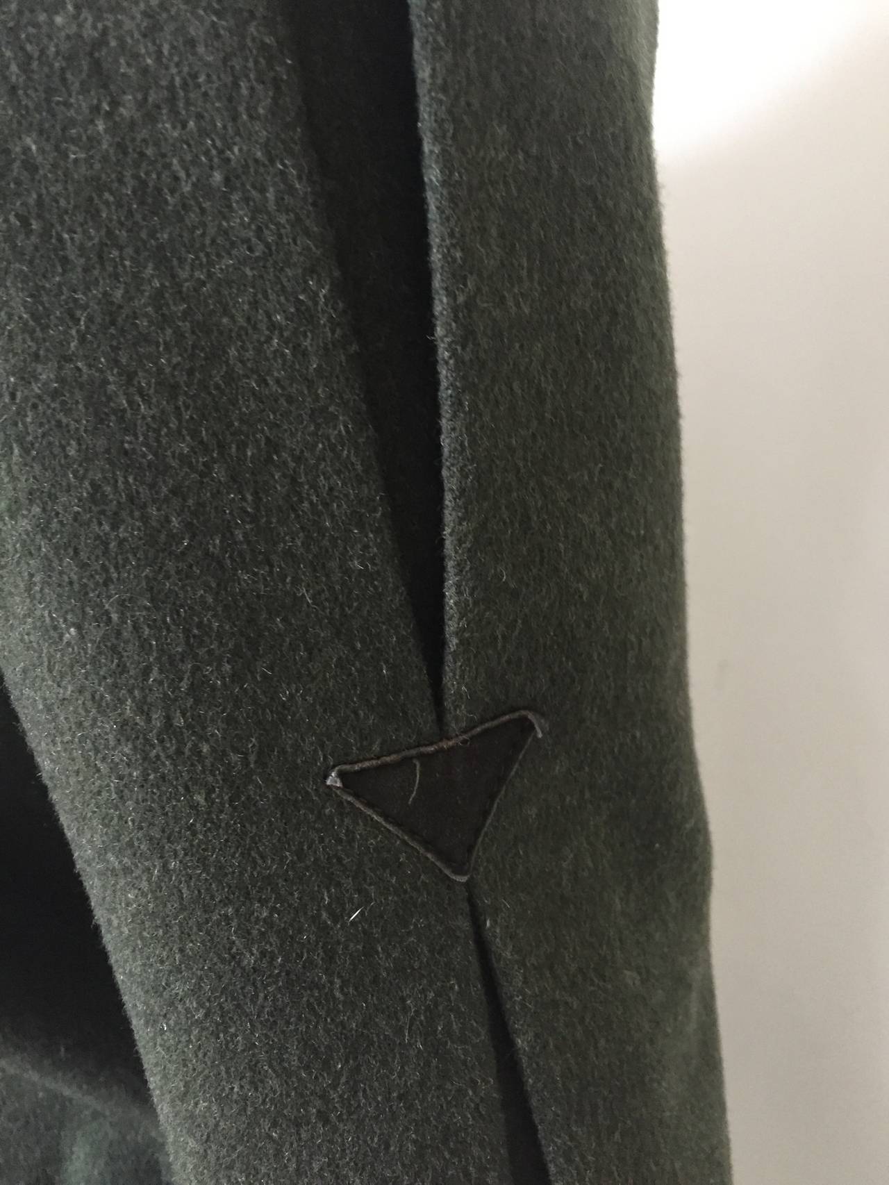 Women's Gianni Versace 80s green wool jacket & gauchos size 4 / 38.