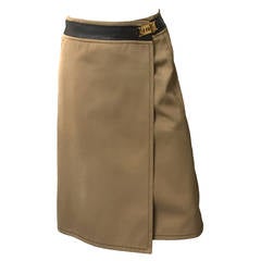 Celine 70s wrap skirt size 6.